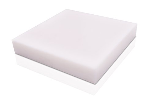 UHMW (ultra-висока молекулна маса) Пластмасова пластмасов лист 1/2 x 24x 48 - Бял цвят