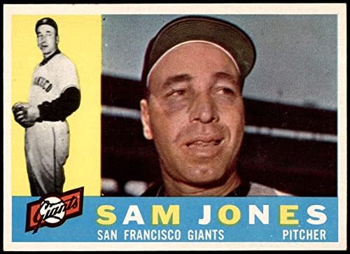 1960 Topps # 410 Сам Джоунс Сан Франциско Джайентс (Бейзболна карта) в Ню Йорк+ Джайентс