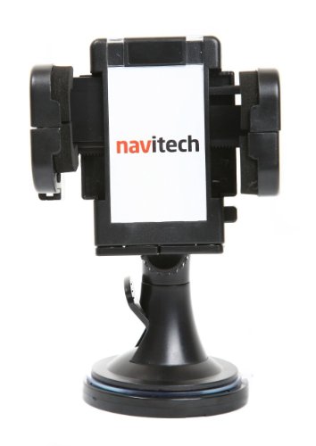 Автомобилна издънка Navitech за предното стъкло/отдушник/табло 3 в 1 Универсален държач за управление на 360 градуса, която е съвместима с Samsung Galaxy S4 Mini