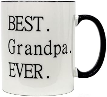 Подарък за баби и дядовци Mecai-най-Добрите в света Баба/ дядо - Комплект от 2 керамични чаши с обем 11 грама - Нов, Подаръци за Коледа, рожден Ден, Идеи благодарственных п?