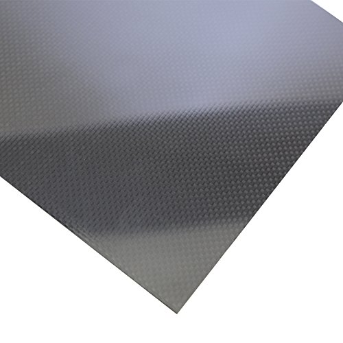 SHINA 1бр 2,5x400x500 мм 3K карбон Плоча Панел на Лист с Дебелина 2,5 мм и Грапава Повърхност
