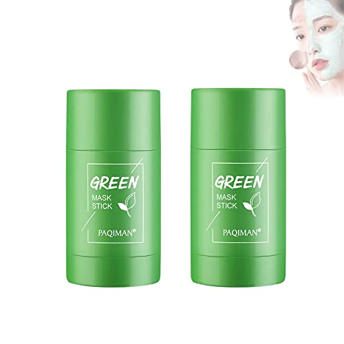 SZBAOAN Natural Green Tea Mask - Маска за дълбоко почистване, без още от зелен чай, Почистваща Глинена маска от зелен чай, Средство за премахване на черни точки с екстракт от зелен