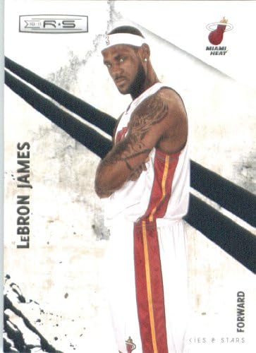 2010 2011 Баскетболно карта Панини Новобранци and Stars # 40 Леброн Джеймс, Маями Хийт - В рамките на защитен калъф с капак на винт!