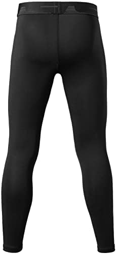 TSLA 1 или 2 Опаковки Компрессионных Панталони За момчета UPF 50+ е Основен Слой, Стръмни и Сухи Чорапи За Бягане, 4-Лентови Разтеглив, Гамаши За тренировки