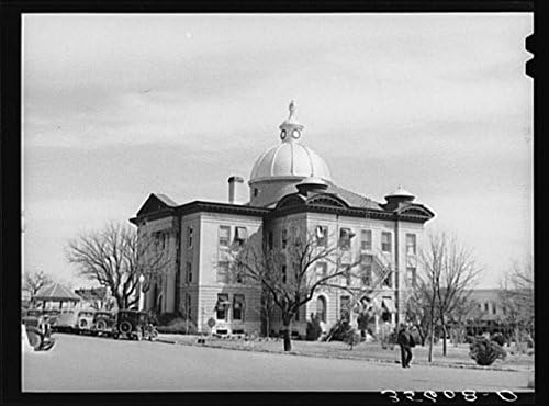 Исторически находки Снимка: окръг Хейс, Сан Маркос, Тексас, Тексас, през март 1940 г., Администрация на сигурността на фермата, FSA, 9