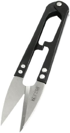 Aexit Черна Пластмасова Дръжка за Ръчни Инструменти Остри Кухненски Ножици за Прежда за Бродерия на кръстат
