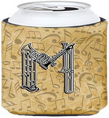 Carolin's Treasures CJ2004-МКЦ Музикален инструмент с писмото азбука М, Устройство за обнимания Кутии или бутилки,