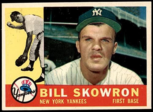 1960 Topps # 370 Бил Скоурон Ню Йорк Янкис (бейзболна картичка) Ню Йорк Янкис