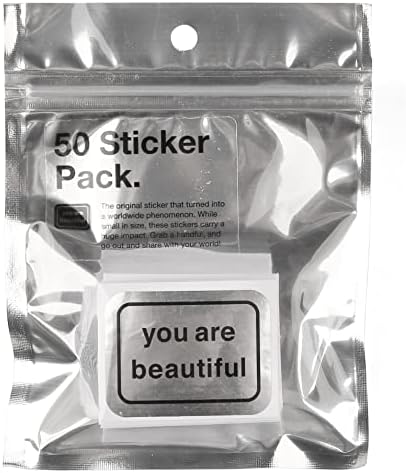 Етикети You Are Beautiful - Вдъхновяващи набор от стикери