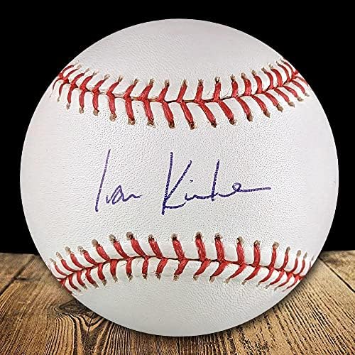 Иън Кинслер с Автограф от Официалния представител на МЕЙДЖЪР лийг Бейзбол - Бейзболни топки с Автографи