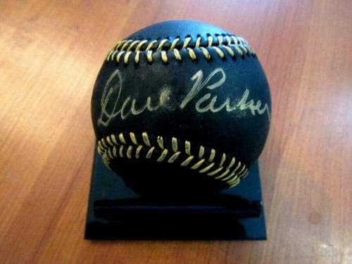 Дейв Паркър, Mvp Питсбърг Пайретс Редс, подписано и Бейзболни топки Auto Black Oml Jsa - Бейзболни топки с автографи