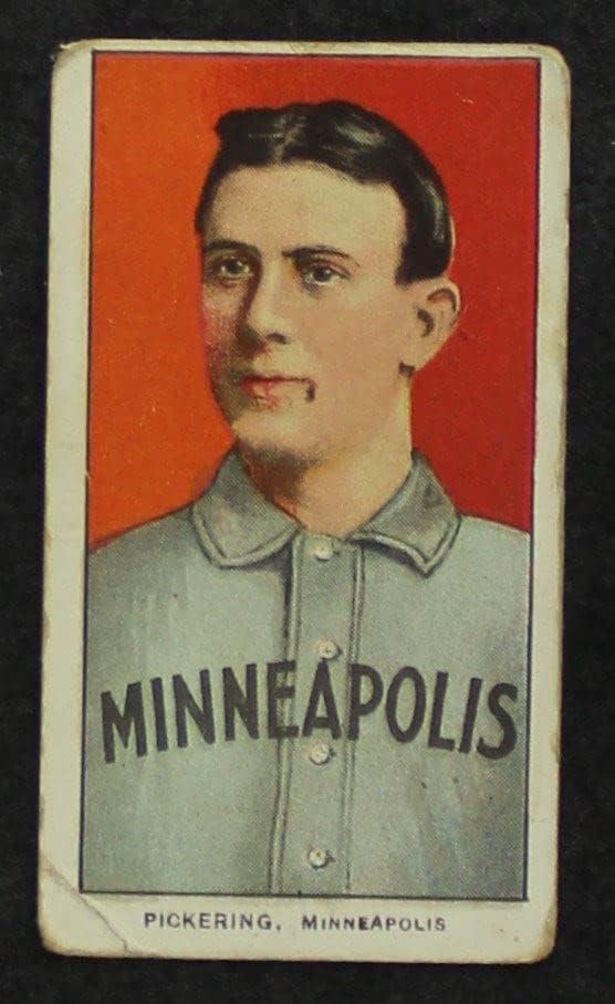 1909 T206 Оли Pickering Американската асоциация - Минеаполис (Бейзболна картичка) ПАНАИРНИТЕ Американската асоциация