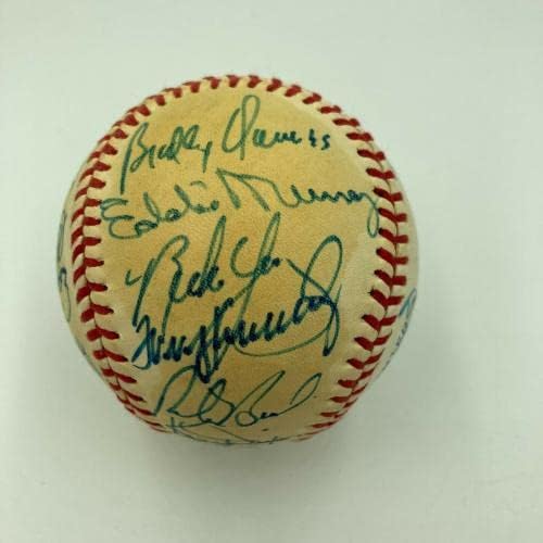 1987 Бейзбол екип на Балтимор Ориолз подписа договор с Кэлом Рипкеном - младши и Кэлом Рипкеном - старши JSA