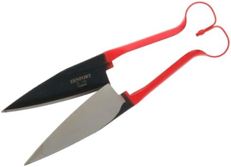 Zenport ZL122 тежки ножици за лук и овце, острие от въглеродна стомана 6,5 инча, дължина 13 см