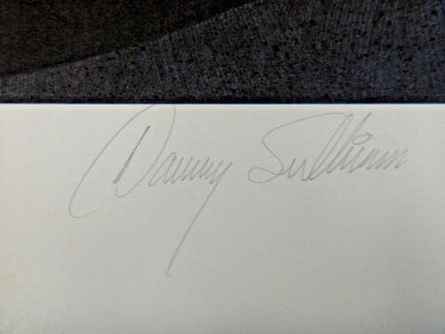Марио Андретти Рик Мирс и Дани Съливан подписаха Състезателна литографски модел, състоящ се от 3 снимки НАСКАР с автограф