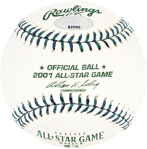 Официален бейзбол Мача на звездите 2001 г. Сиатъл Маринърс с автограф на Едгар Мартинес В Голограмме MCS #89090 - Бейзболни топки с автографи