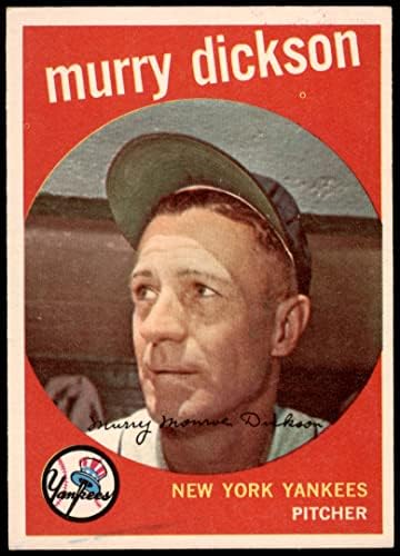 1959 Топпс 23 Весела Диксън Ню Йорк Янкис (бейзболна картичка) EX/MT йорк Янкис