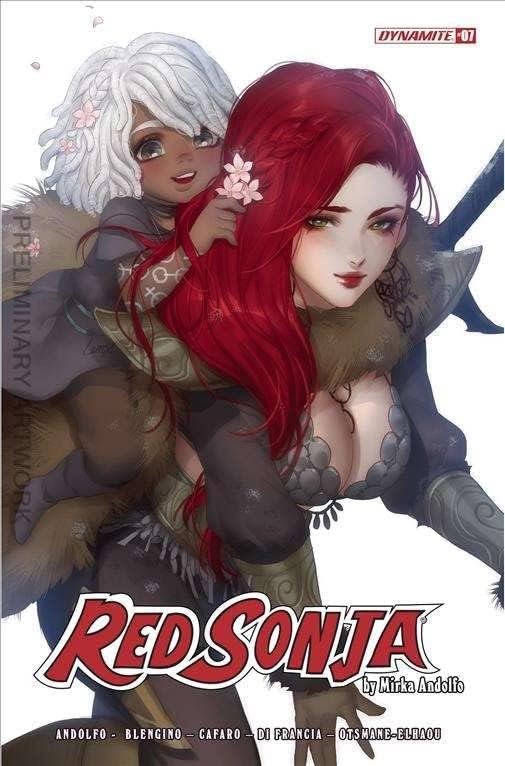 Червената Соня (Динамит, том 6) #7B VF / NM; Комикс Динамит | Leirix Li