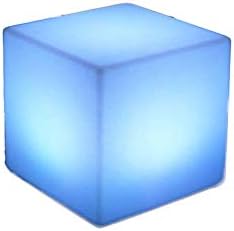 Led Светлинен Куб 7-инчов RGB с дистанционно управление, 16 Редуване на цветове и 4-Уровневым Затъмняване Лампа за Хладно Настроението на Креативни Цветни Столове Диста