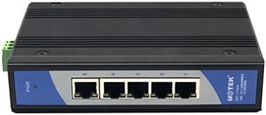 UTEK UT-6405 DNI-Rail 10/100 м 5-Портов Неуправляеми комутатори Ethernet