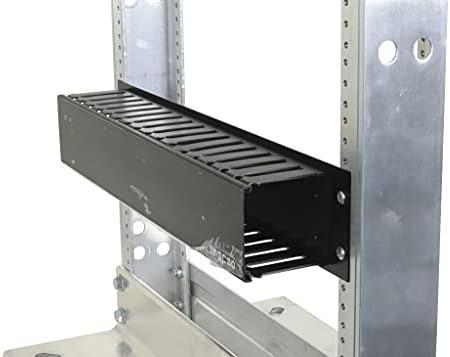 Панел за монтаж на багажник CMP1060 2U PVC с 30 слотове за управление кабел за 19-инчов 2-дани релейни шкафове
