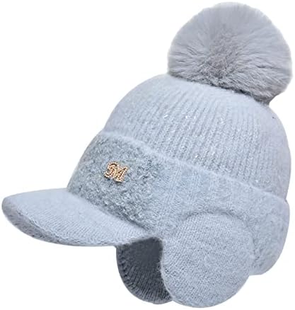 Дамски зимни плюшени бейзболна шапка сладък мода патица език шапка вълна, топката вълнени шапки, шапка и ръкавици