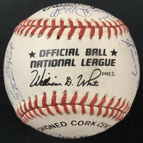 1962 Бейзбол екип ню ЙОРК Метс подписа WDW Rich Ашбърн Франк Томас Auto +25 бейзболни топки JSA 1 с автограф