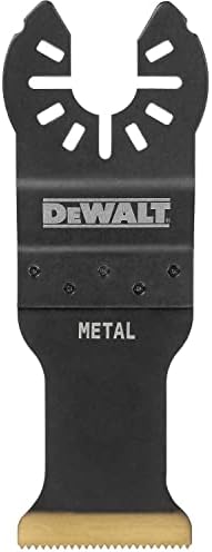 Острието Вибриращо инструмент DEWALT, покрито с нитридом титан, За рязане на метал (DWA4209), Черно