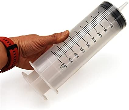 Пластмасова Спринцовка Healifty с Шнорхел, 1 Опаковка, Спринцовка за измерване на течности обем 550 мл, за Научни