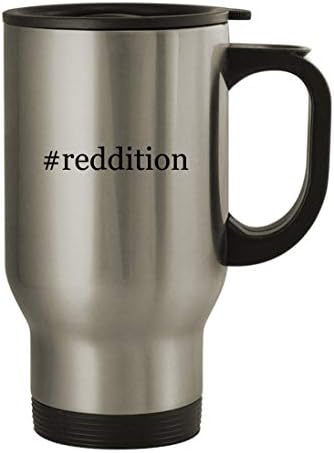 Подарък дрънкулки reddition - Пътна Чаша от Неръждаема Стомана с тегло 14 грама, сребрист