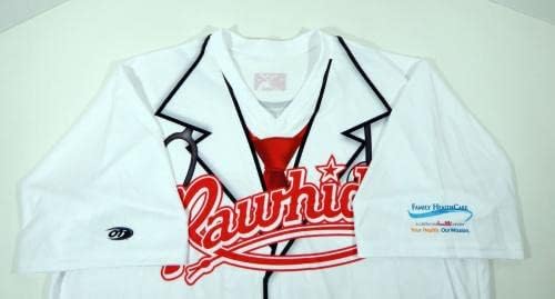 2015-16 Visalia Rawhide 29 Игрална Бяла Риза Doctor Night 766 - Използваните В играта Тениски MLB