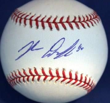 Официален Представител на Мейджър лийг бейзбол ДЖОН Дэнкс с Автограф - Бейзболни топки с Автографи