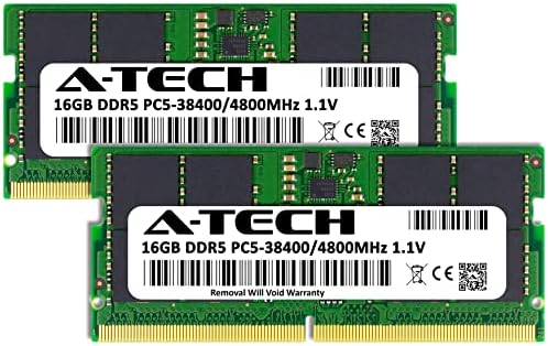 A-Tech 32 GB (2x16 GB) памет за HP Victus 16-d1665nd | DDR5 4800 Mhz SO-DIMM PC5-38400 262-пинов комплект актуализации