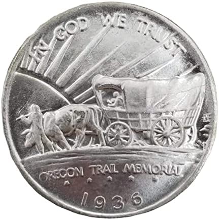 Старинни Занаяти 1936 D Възпоменателна Монета Бронзова Посеребренный Сребърен Долар Сребърен Кръг 3644
