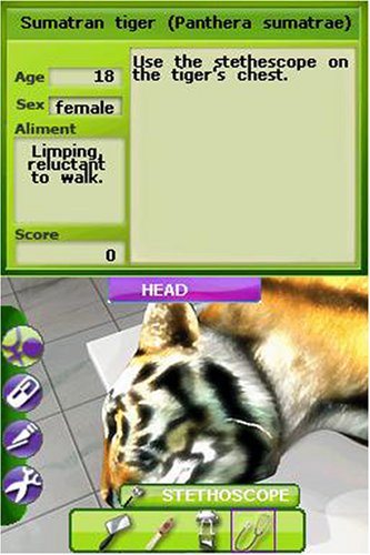 Ветеринарният лекар на зоологическата градина: животни, застрашени от изчезване - Nintendo DS