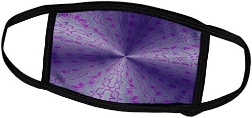 3D Рисунки с неясно изображение, - а калейдоскоп Модел Fortune Purple - Маска за лице (fm_23368_1)