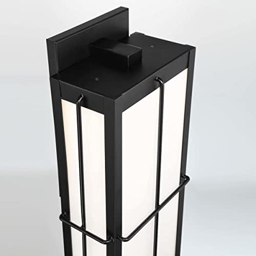 Eurofase Inc. 44268-015 Bensa LED 9-инчов черно, с монтиран на стената лампа-сутиени