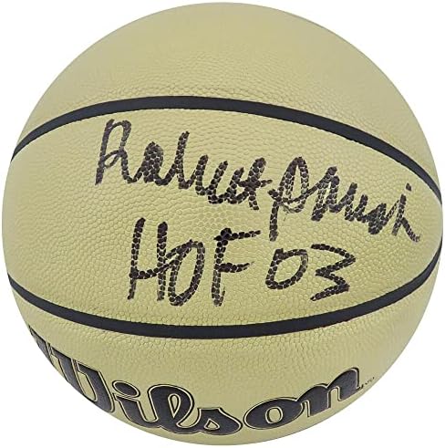 Робърт Пэриш подписа Уилсън Gold Баскетбол НБА с КОПИТО'03 - Баскетболни топки с автографи