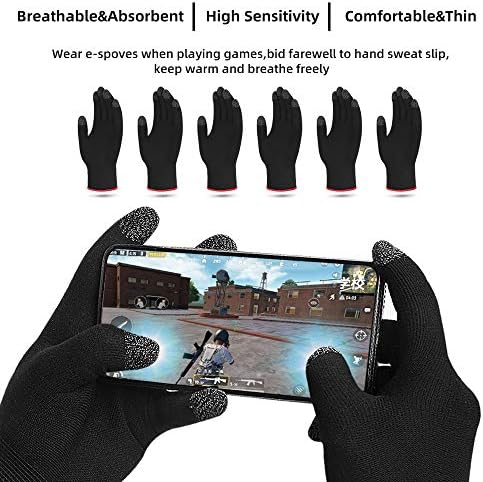 Слот ръкавици ZEPOHCK, които предпазват от пот, дишащи слот ръкавици за докосване на пръстите от высокочувствительного
