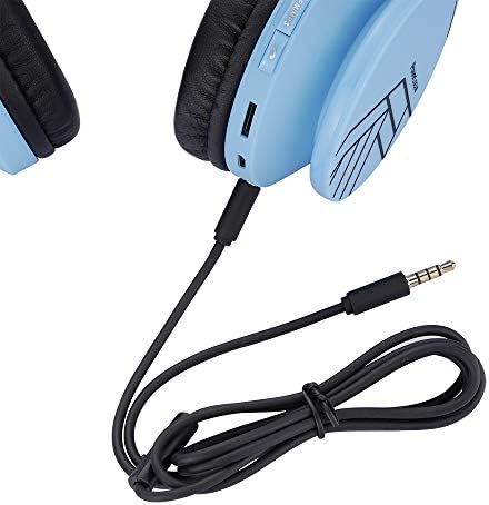 Bluetooth-Слушалки PowerLocus за деца, Безжични Сгъваеми Слушалки над ухото, Слушалки с микрофон, Ограничение
