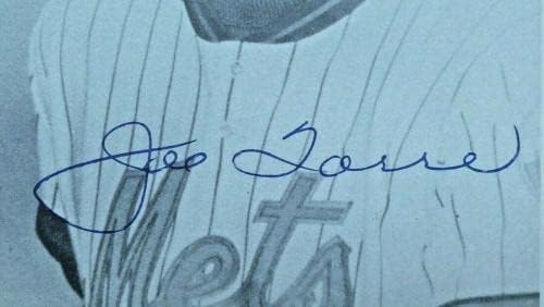Джо Торе Подписа Бейзболен снимка на ню ЙОРК Метс 5x7 със стикер JSA Без карта - Снимки на MLB с автограф