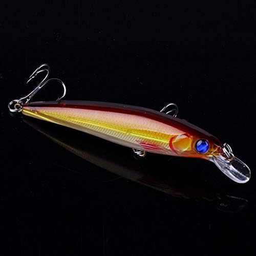 Риболовни примамки Minnow Твърда стръв 10 цвята по избор от 11 см, 13,5 грама на Изкуствена стръв - (Цвят: 2)
