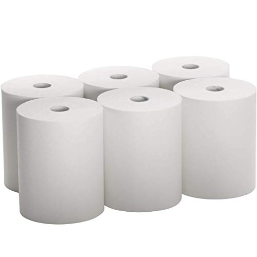 Индустриални хартиени кърпи 10 x 800 Бели Преобръщане Кърпи / хавлии Голям капацитет Премиум качество (Текстура