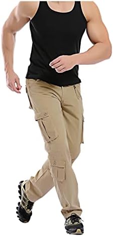 Спортни Панталони за мъже, Панталони-Карго джоб с множество Джобове, Спортни, Ежедневни Панталони, Тактически