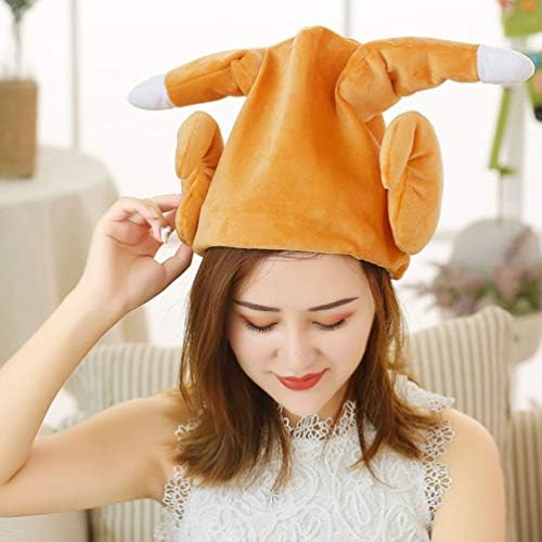 Toyvian, 1 бр., шапка, от пилета, пуйки, шапка за деня на благодарността, Хелоуин, Коледна шапка, аксесоар за