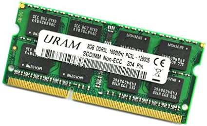URAM DDR3 DDR3L 8 GB (единична) оперативна памет на 1600 Mhz (съвместим с 1333 Mhz или 1066 Mhz) 2RX8 PC3L-12800S