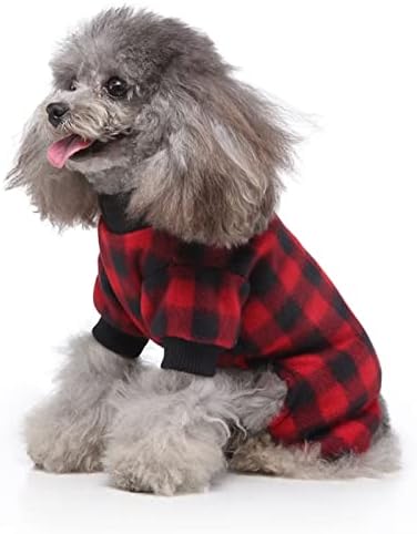 Мек вълнен плат Пуловер за кучета, Жилетка за Домашни Любимци за Малки до Средни Кучета, Зимно Палто за малки