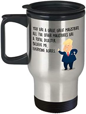 Забавна Пътна чаша за магистрат - Председател на Донал Тръмп - най-Добрите Персонални подаръци по поръчка за
