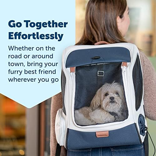 Переноска за домашни любимци PetSafe Happy Ride Backpack - идеална за кучета и котки с тегло до 20 килограма