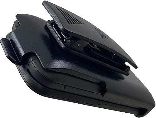 Чанта-кобур за Alcatel Smartflip/Go Flip 3, Nakedcellphone, Черен [Въртящи / с храповиком], Калъф-скоба за колан